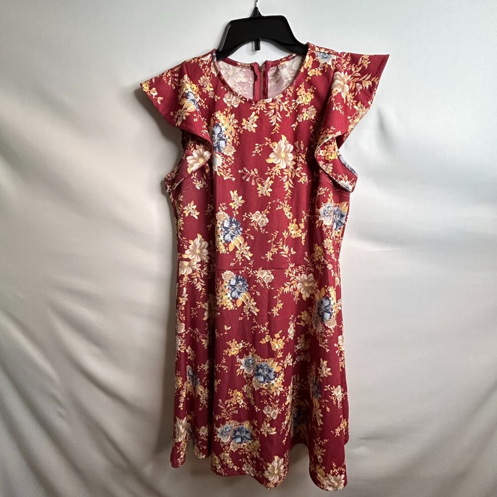 Xhilaration Women's Floral Dress Large